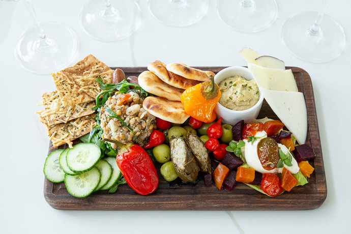 Mediterranean vegetable platter